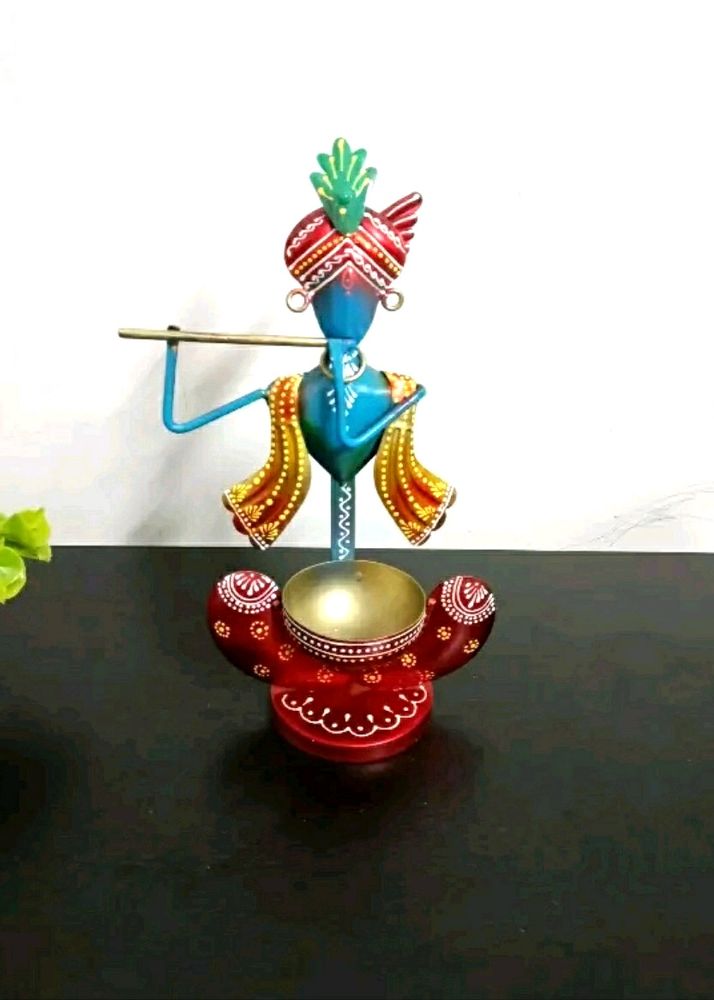 beautiful metal krishna Showpiece