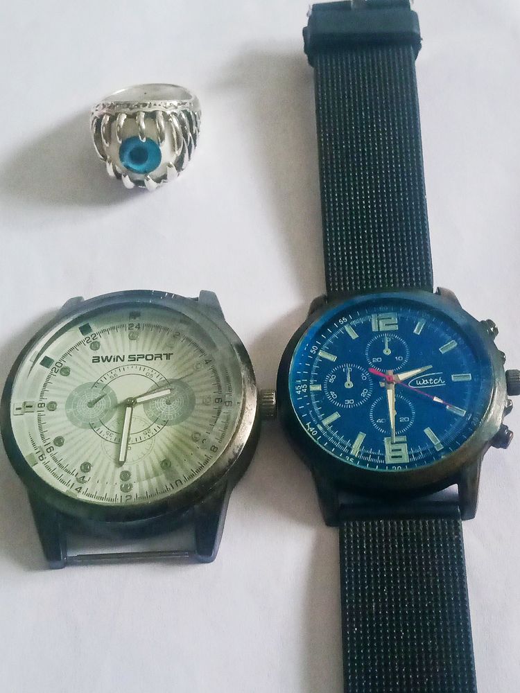 Combo 2 Watch And 1 Ring