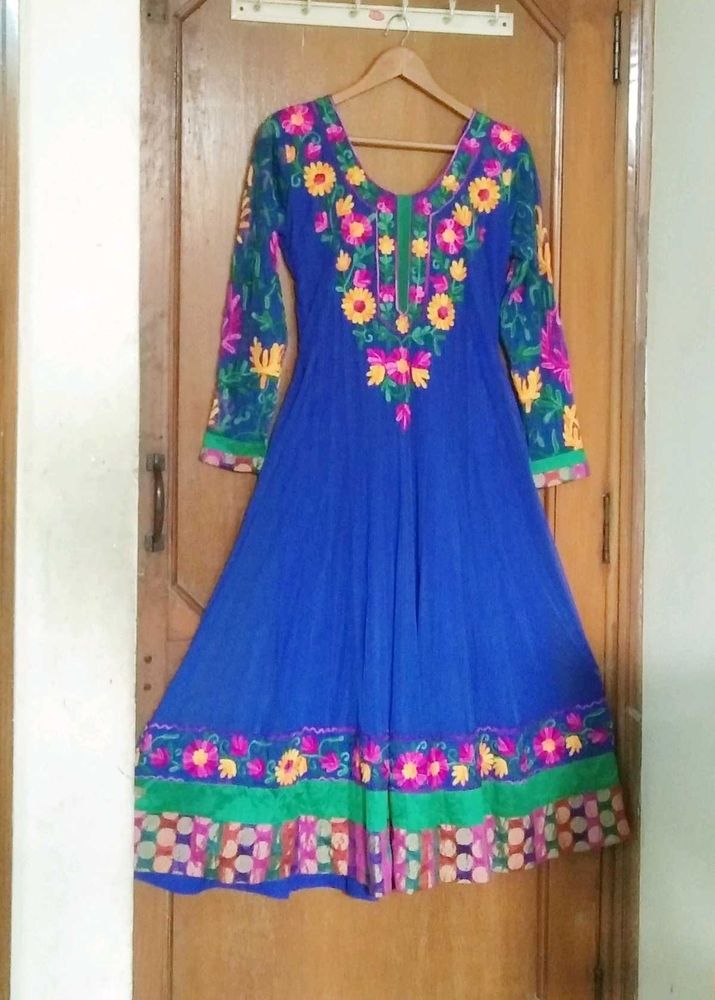 BRAND New Anarkali long dress with embroidery