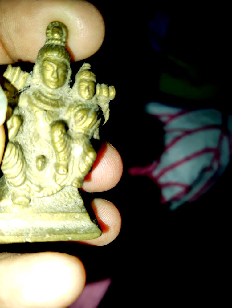 Siva Parvathi Idol Small Brass