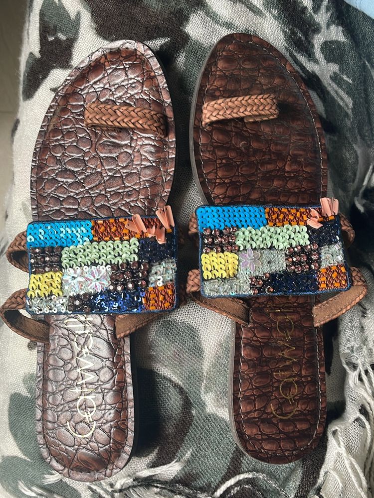 Catwalk Flats For Traditional Wear Brand New