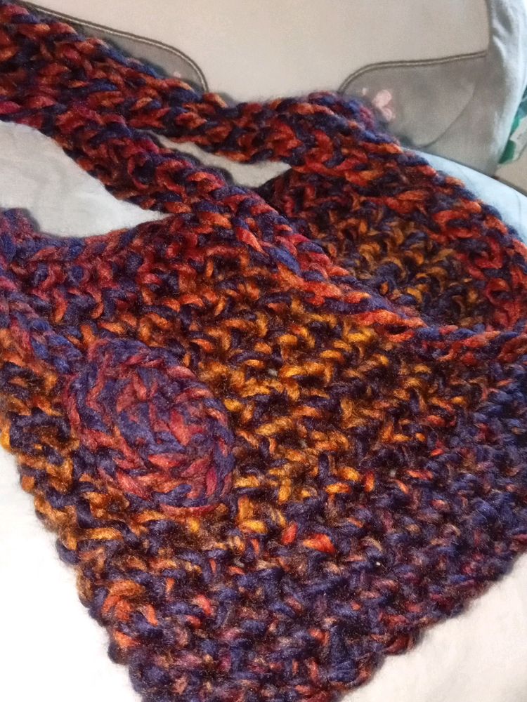 Handmade Crochet Small Slingbag