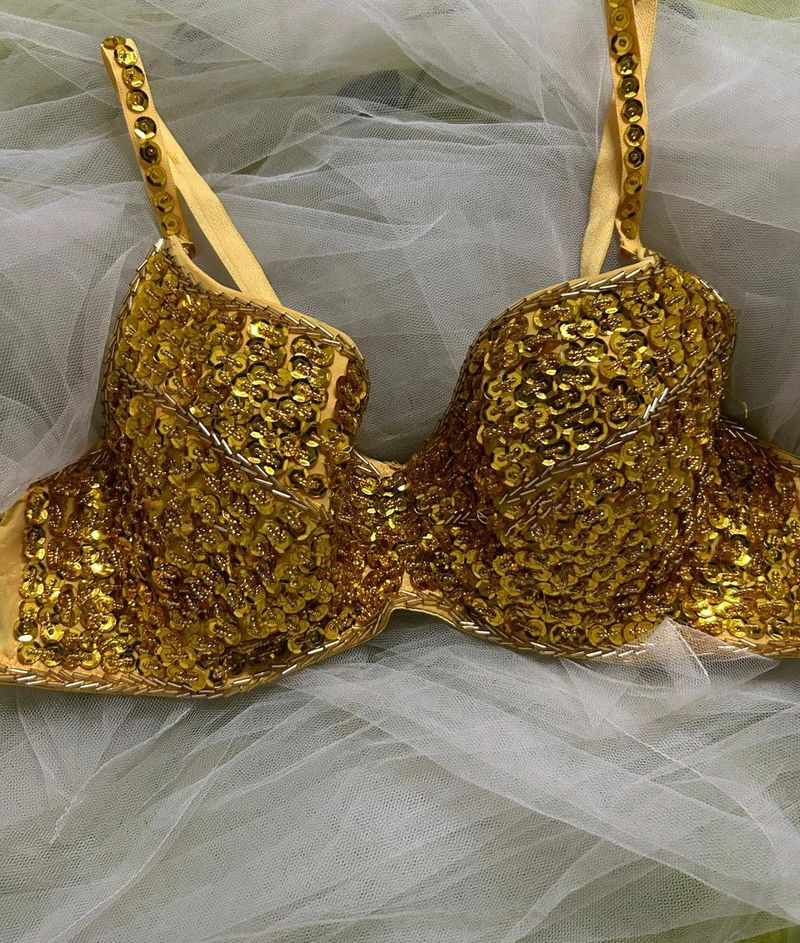 Sequin Bra