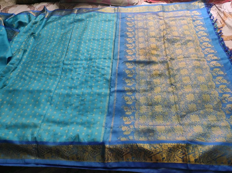 Blue Silk Saree