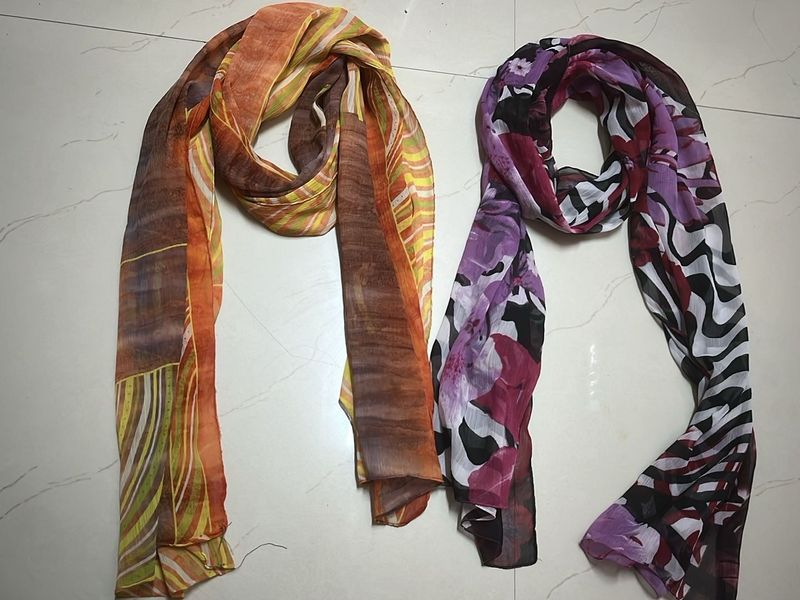 Women Combo Of 2 Scarf