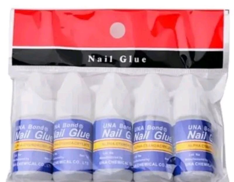 Nail Extension Glue Pack Of 5 New