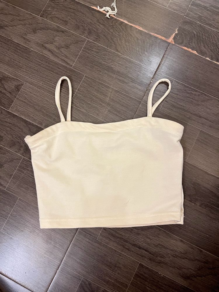 Little Box White Strappy Top