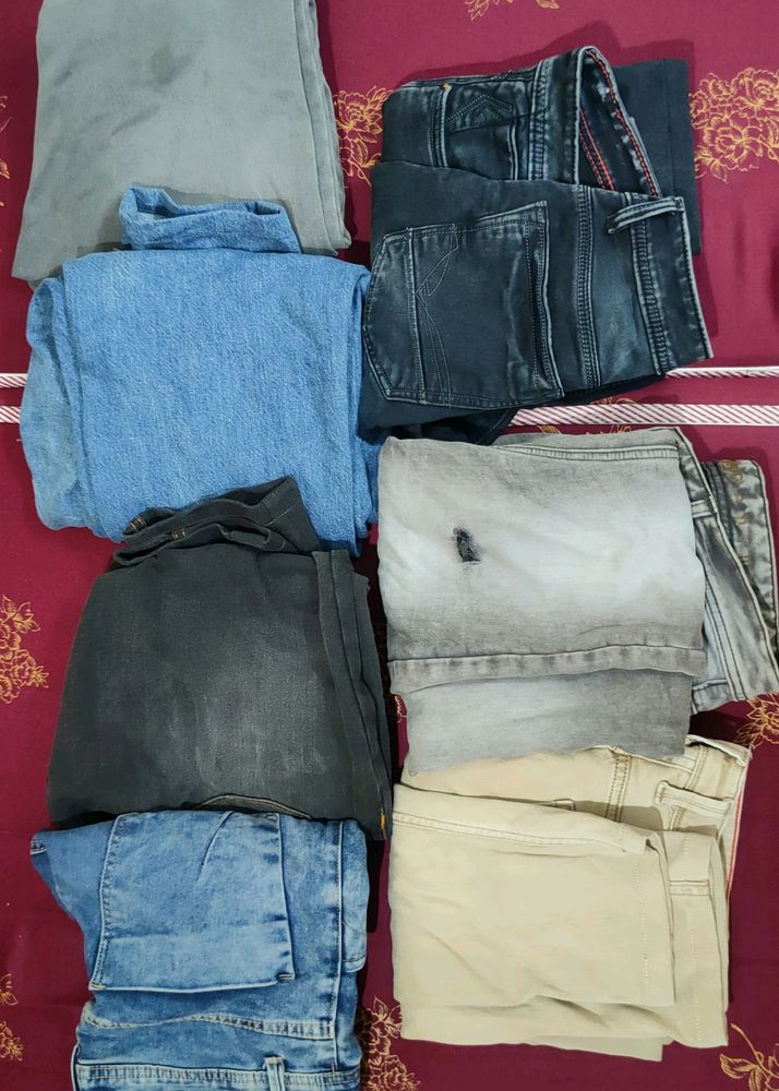 🔴🔴🔴PREMIUM COMBO - 7 JEANS, 6 SHIRTS, 3 T-SHIRT