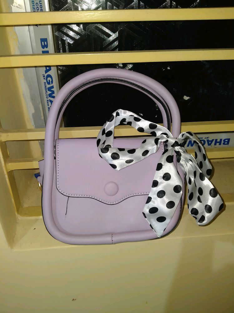 Lavender Satchel Bag