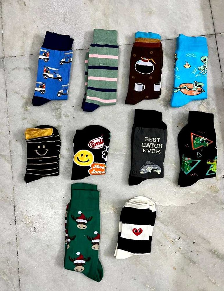 QUIRKY SOCKS MULTIPLE PRINTS (PRICE FOR ONE PAIR)