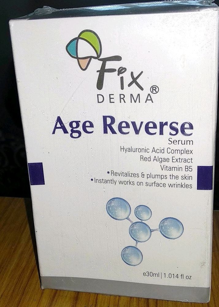 Fixderma 5% Hyaluronic Acid Serum, Age Reverse Ser