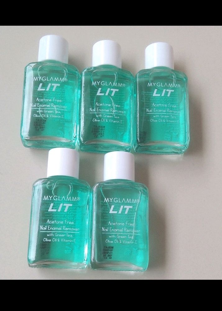 Combo Of 5 Nail Polish Remover