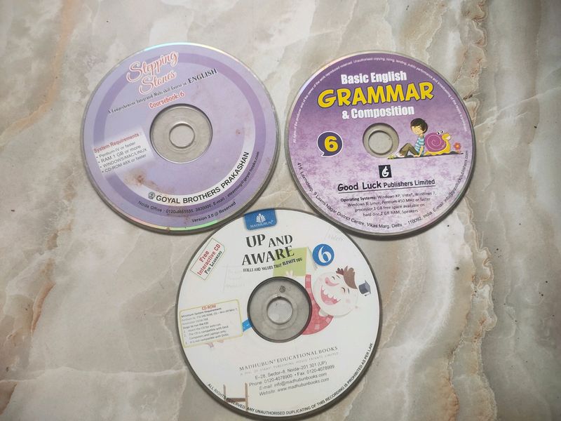 Class 6 CBSE Complete Course Of English In CDs