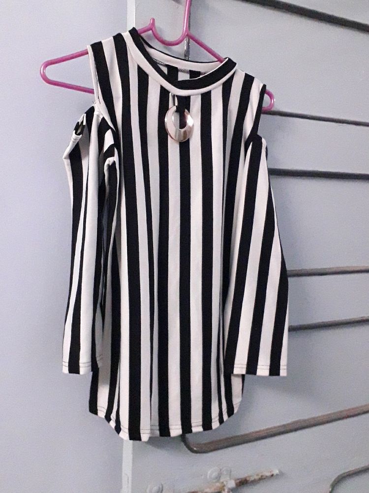 Party Wear Striped Top