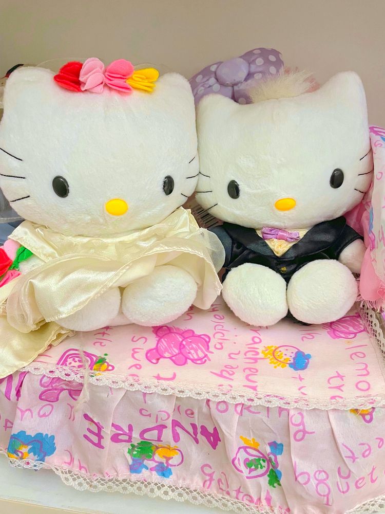 Hello Kitty And Dear Daniel Wedding 1999 Plushie