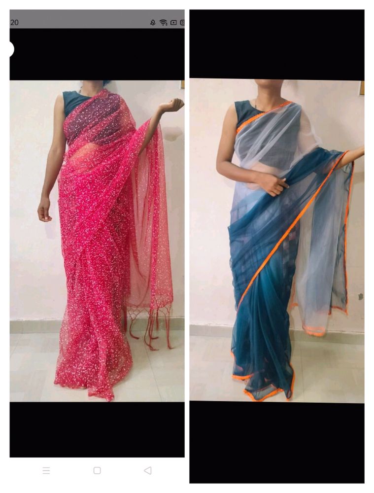 Pack Of 2 Net Saree ❤️