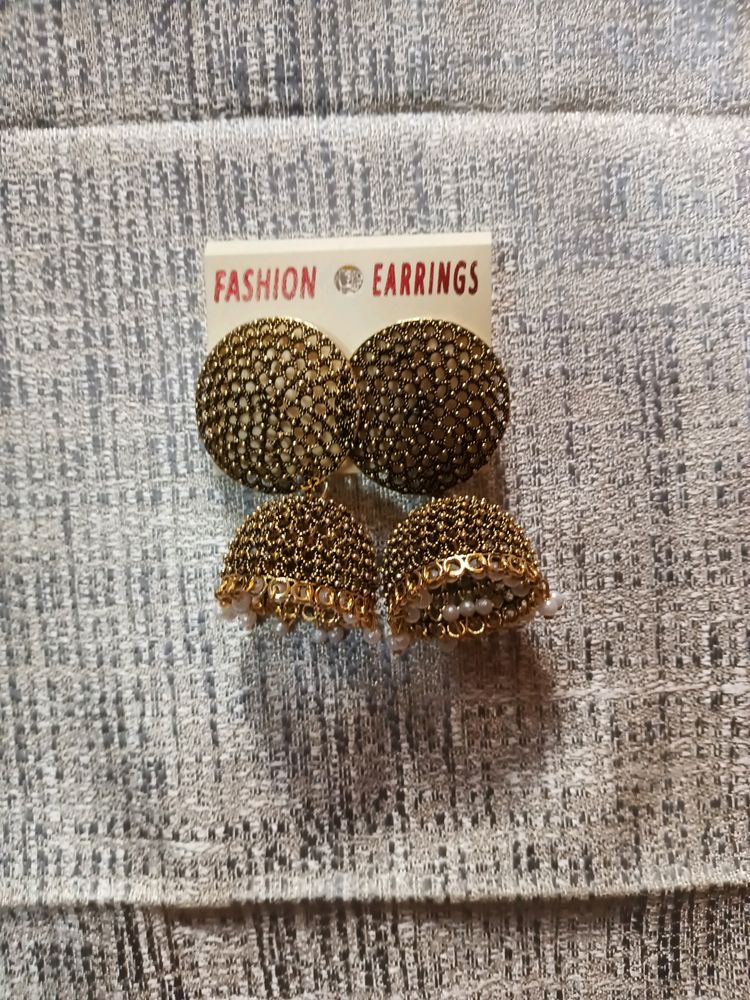 Bronze Coloured Earrings