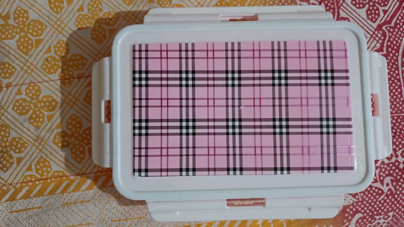 Pink Colour Tiffin Box