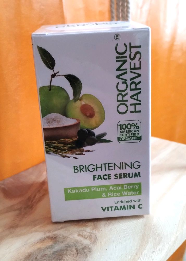 Sealed Organic Harvest Brightening Face Serum 30ml