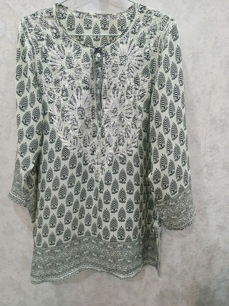 Chickankari Short Kurti