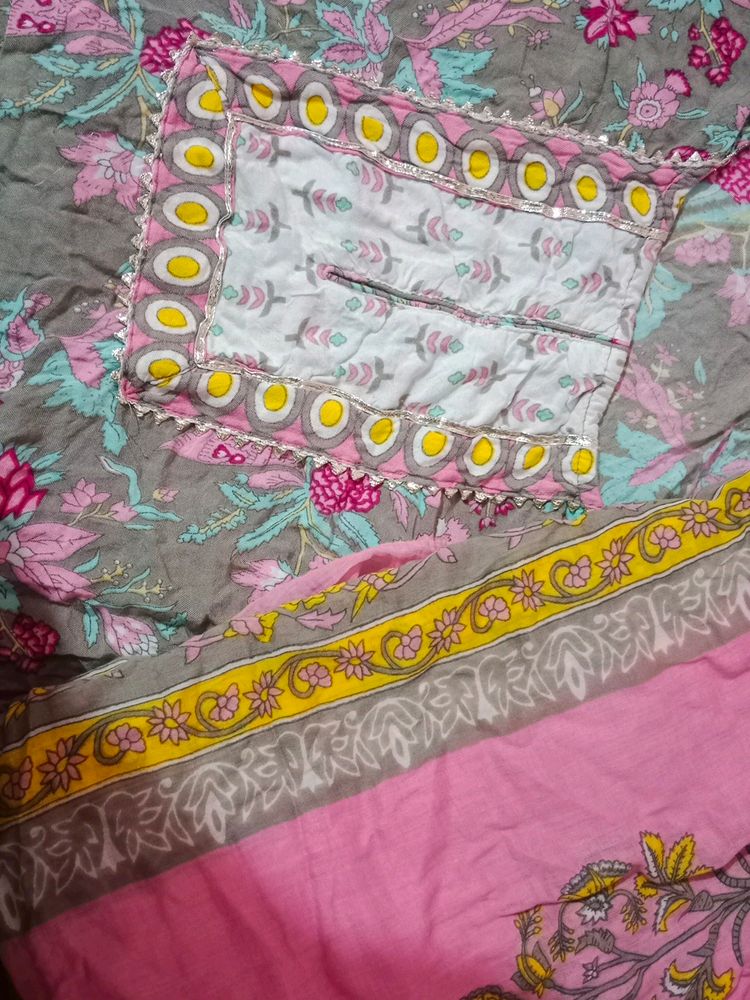 Anarkali Kurta Dupatta Bottom