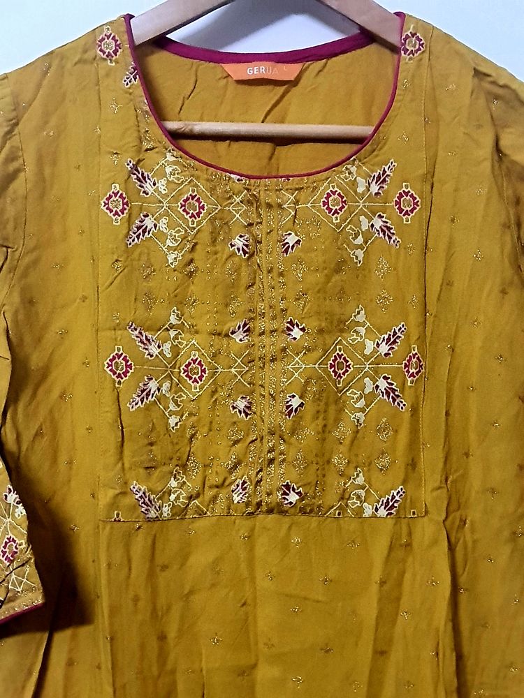 Mustard Kurti