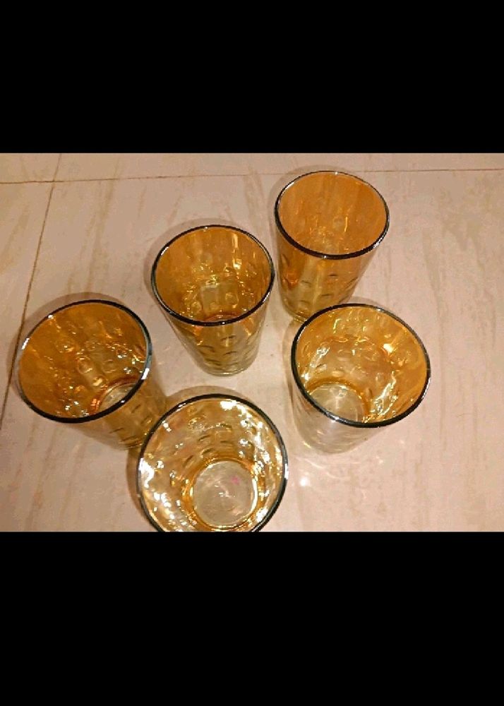 Set Of Five Glasses