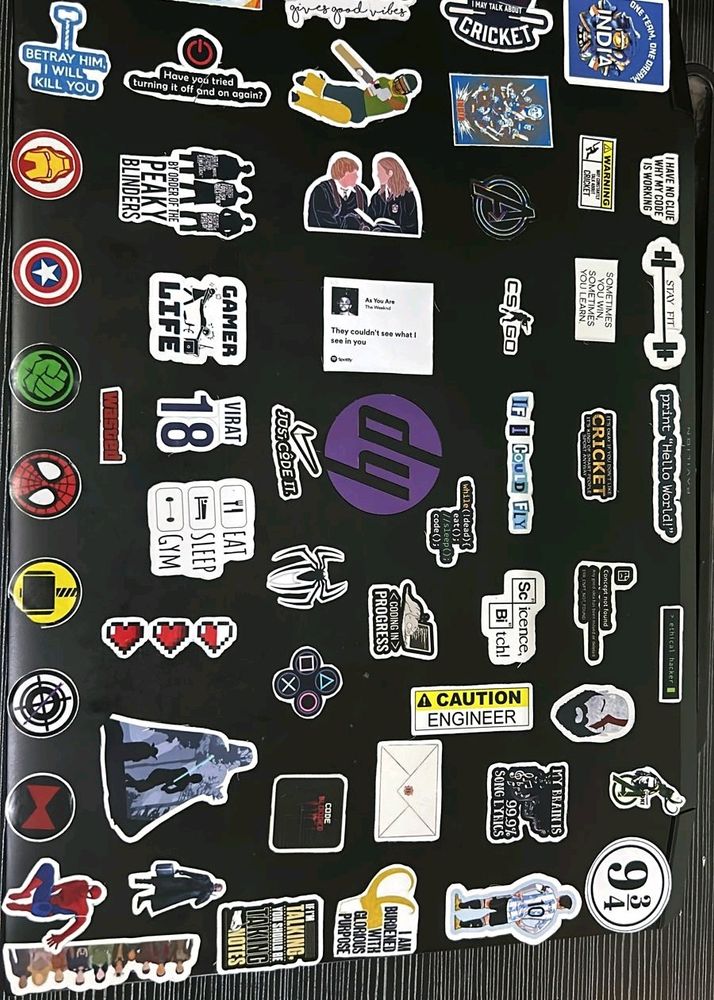 Stickers Of Any Category (Laptop,Mobile,Journal , Fridge Etc.)