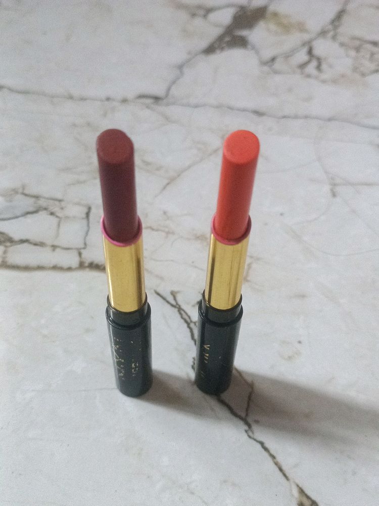 Matte Lipstick 💄 Mehroon &Orange Colour