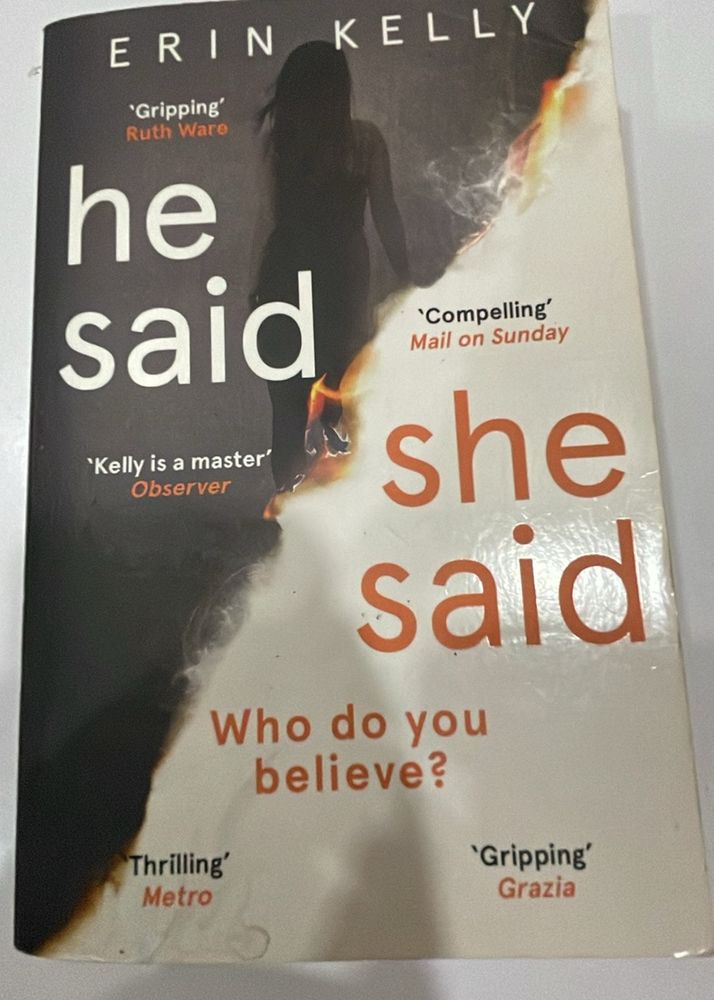 He Said/She Said By Erin Kelly