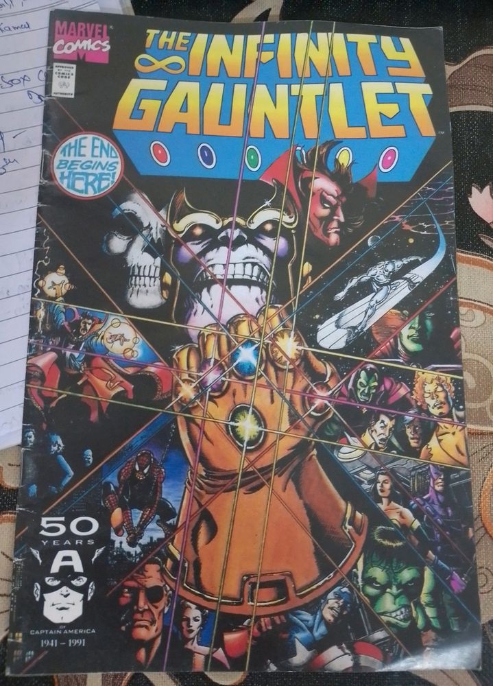 Marvel Infinity Gauntlet Comics