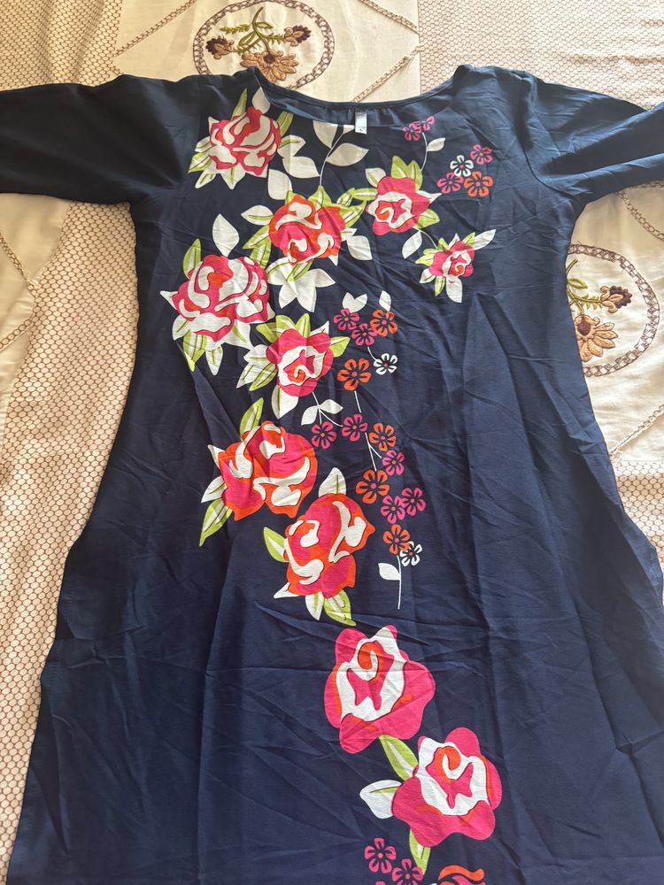 Floral Printed Kurta