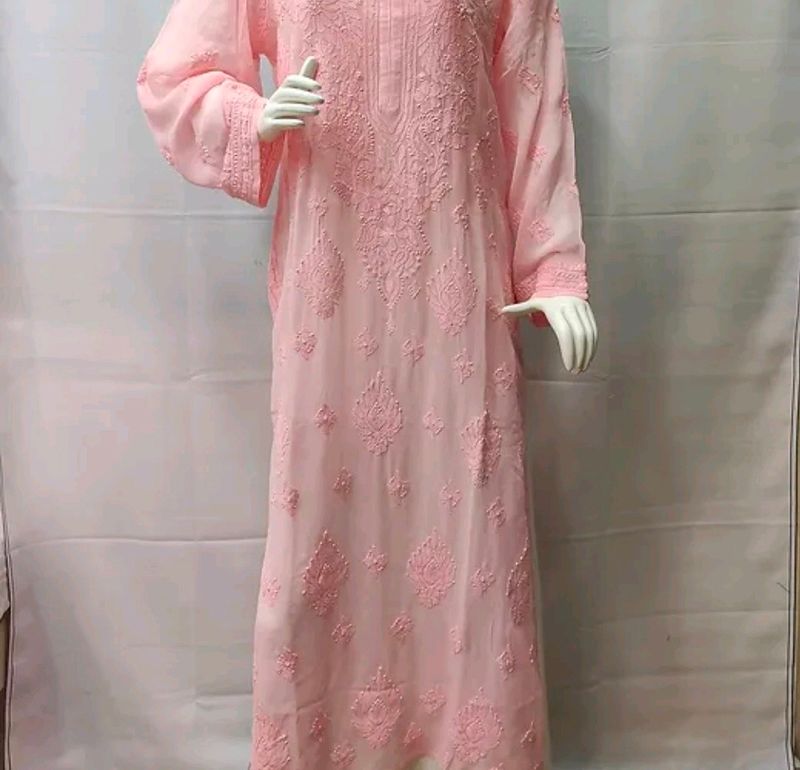 chikankari work kurta set