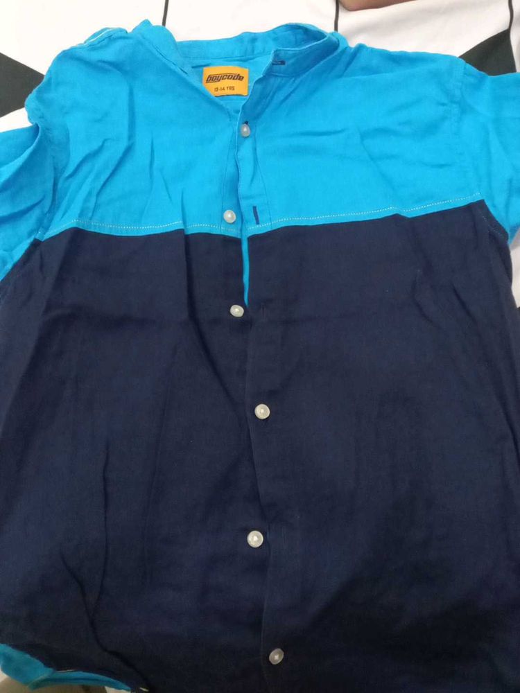 Blue Shirt For Boys