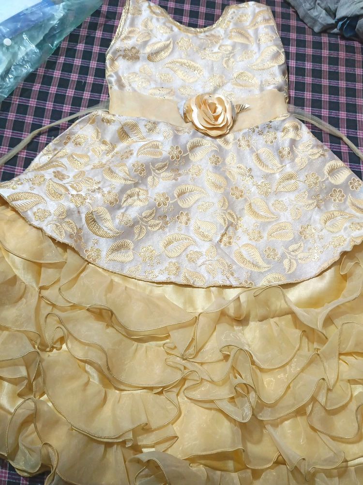 Beautiful Party Wear Frock For Girl Kid