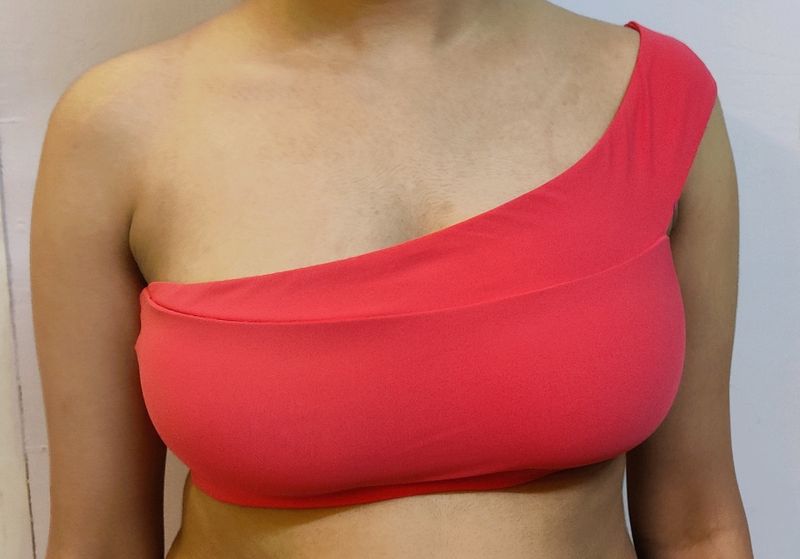 Single Shoulder Tube Top