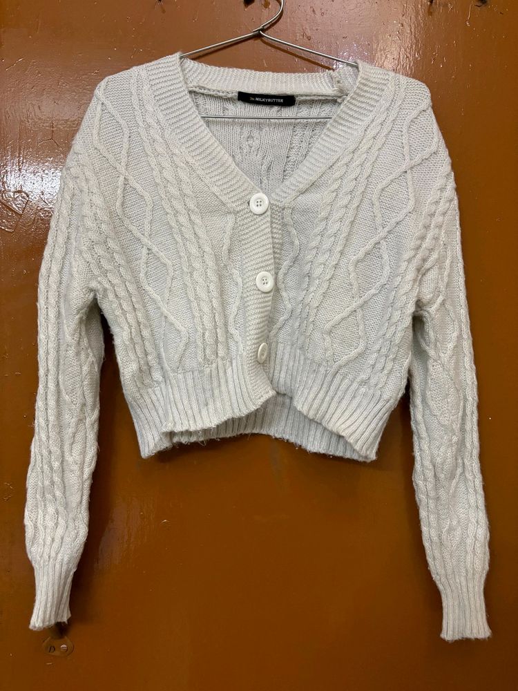 Korean Cropped Cardigan