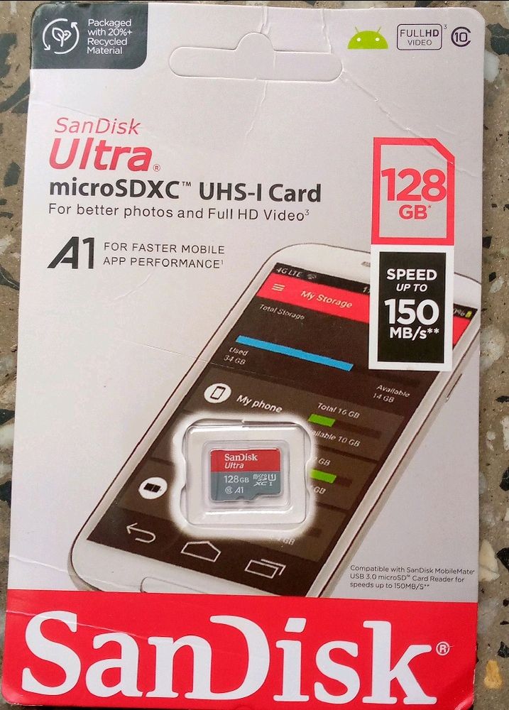 SanDisk Ultra 128 Gb Memory Card