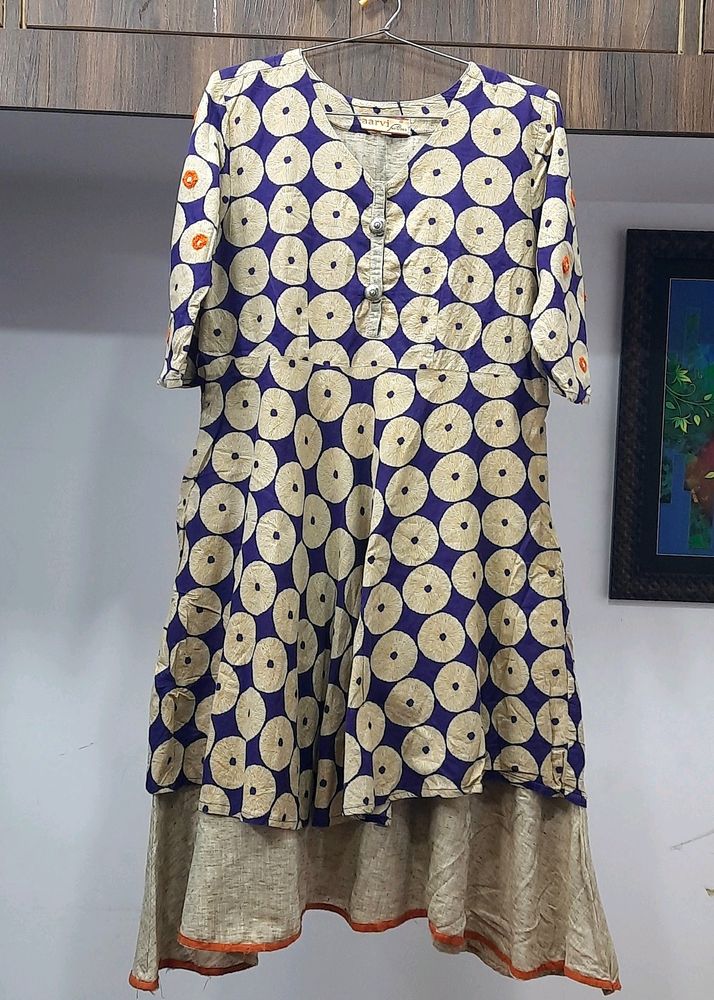 Aarvi Blue Kurta