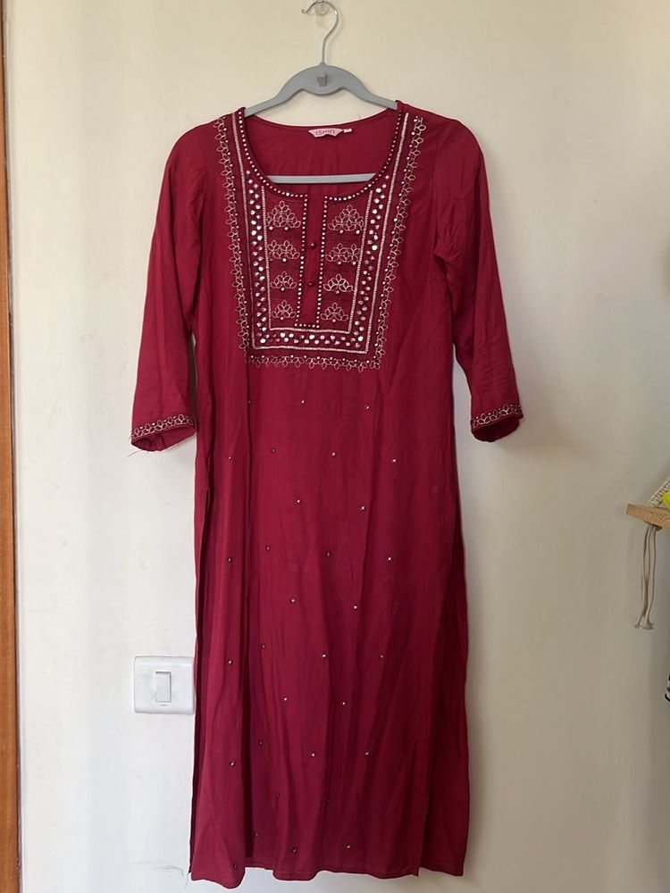 Mirror Work Kurta