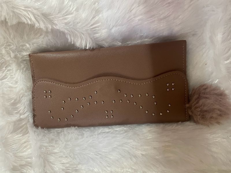 Beautiful Mauve Color Women Wallet