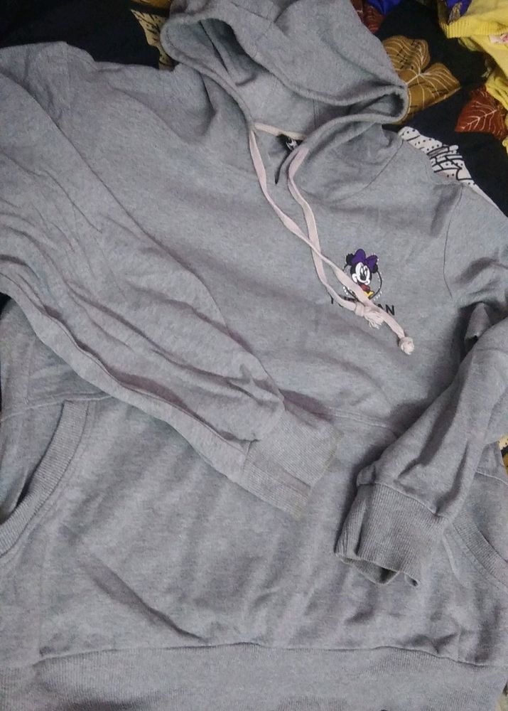 Grey Unisex Hoodie