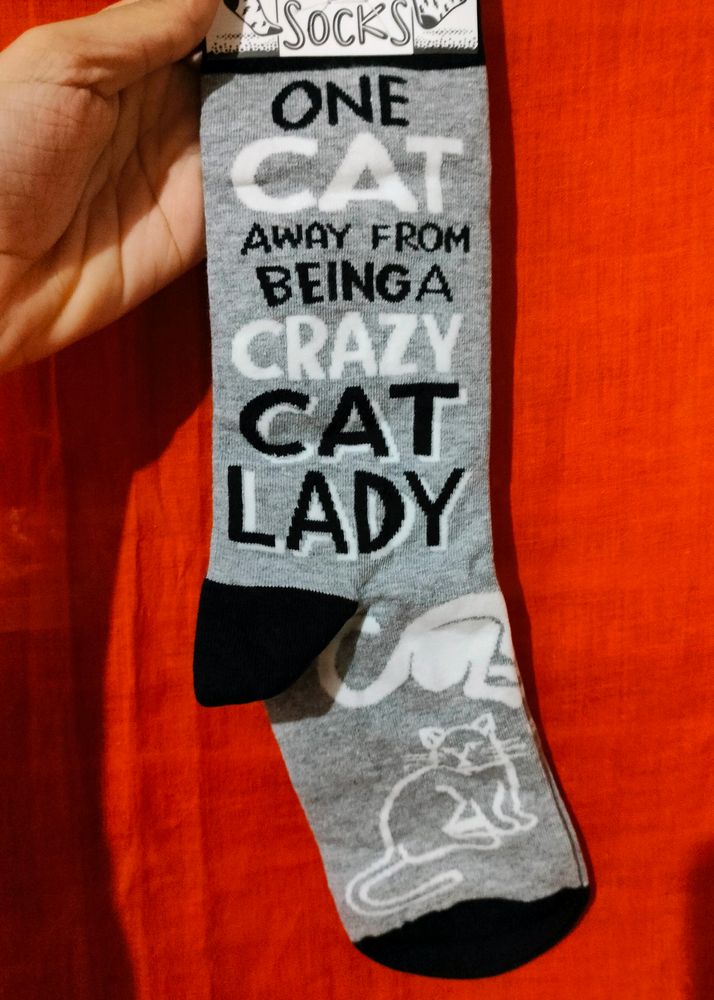 Socks Cat Lady Aesthetic Wear