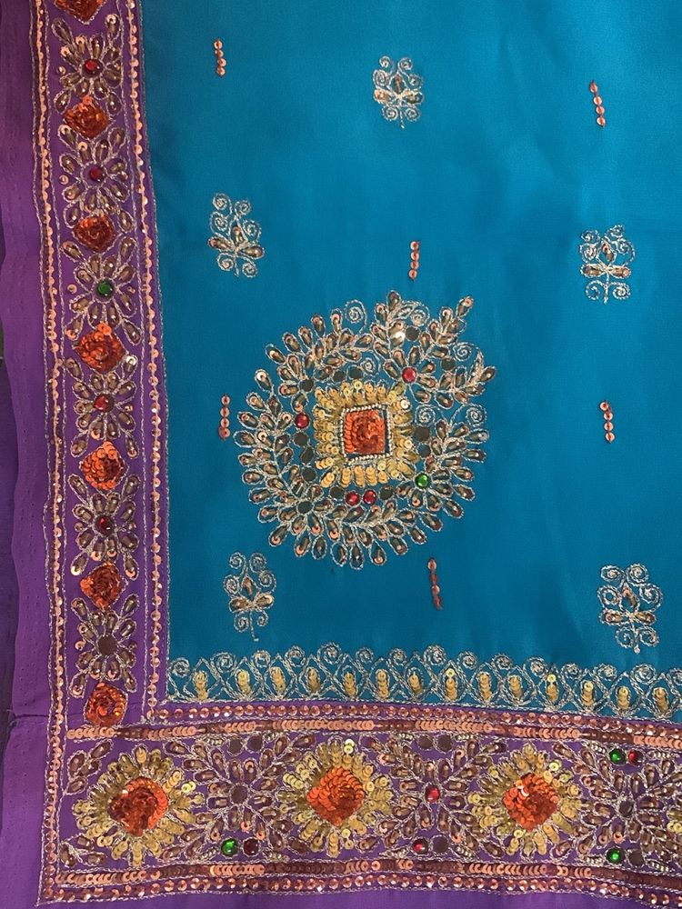 Price Drop😍🔥Heavy Zerdosi work Saree