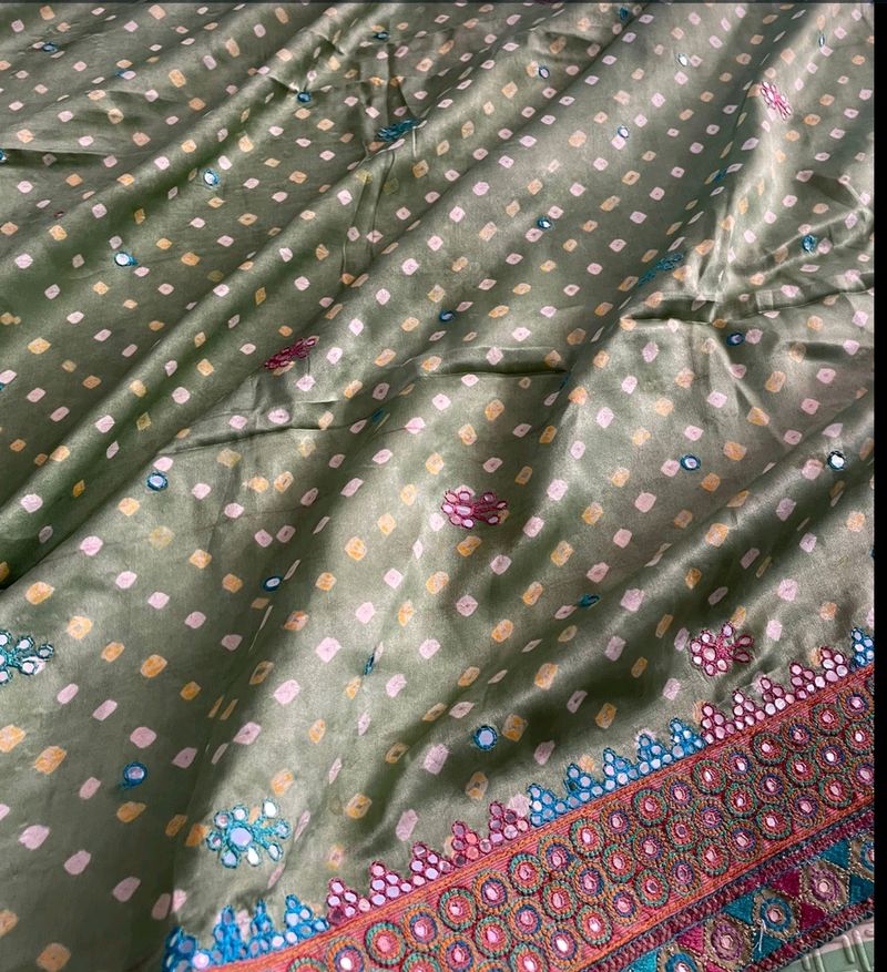 Pure Silk BANDHNI SAREE