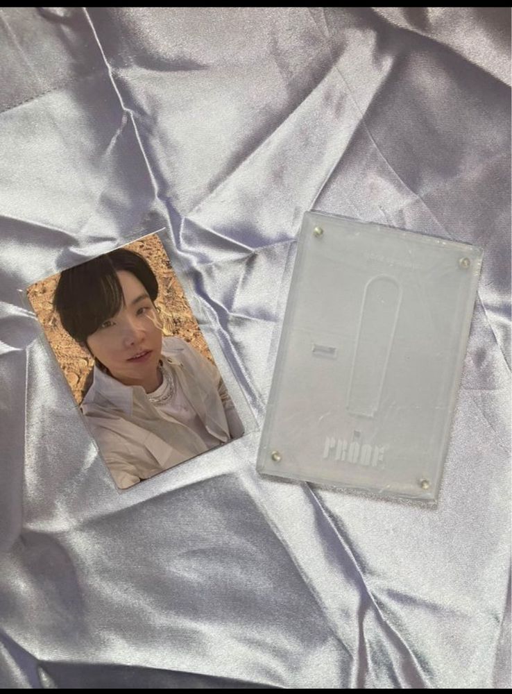 Official Weverse Suga Photocard with Photostand