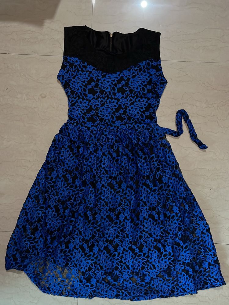 Blue Net dress for sale