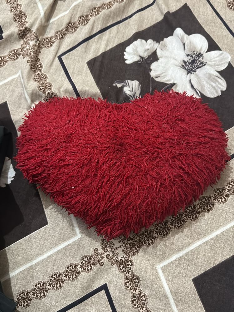 Pillow Cover In Heart Shape