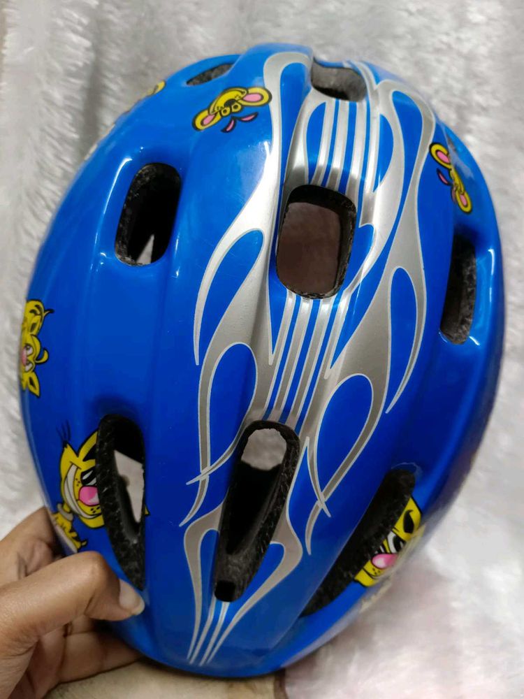 Cycling Cartoon Printed Helmet