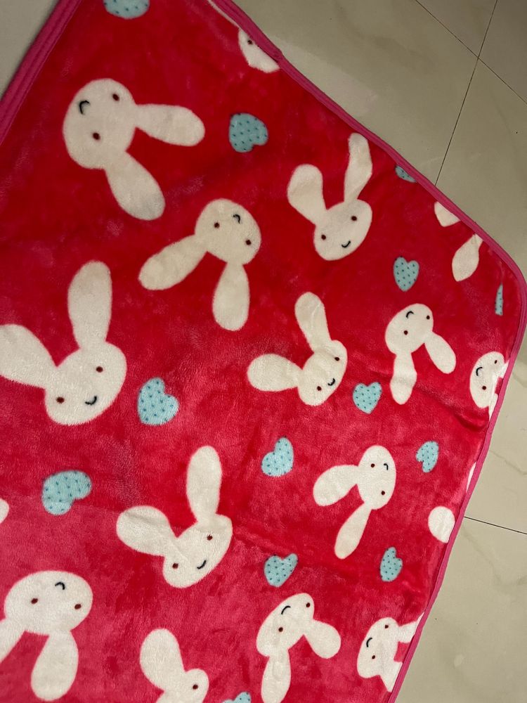 Baby Blankets Pink With Rabbit 🐰 Wholebody